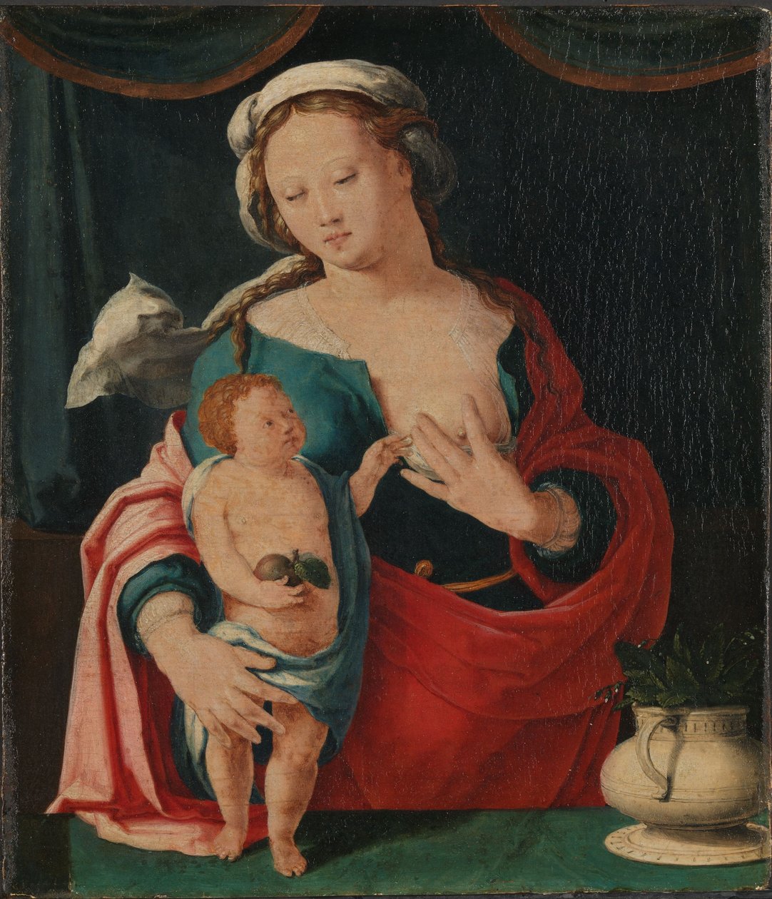 Madonna col Bambino da Lucas van Leyden