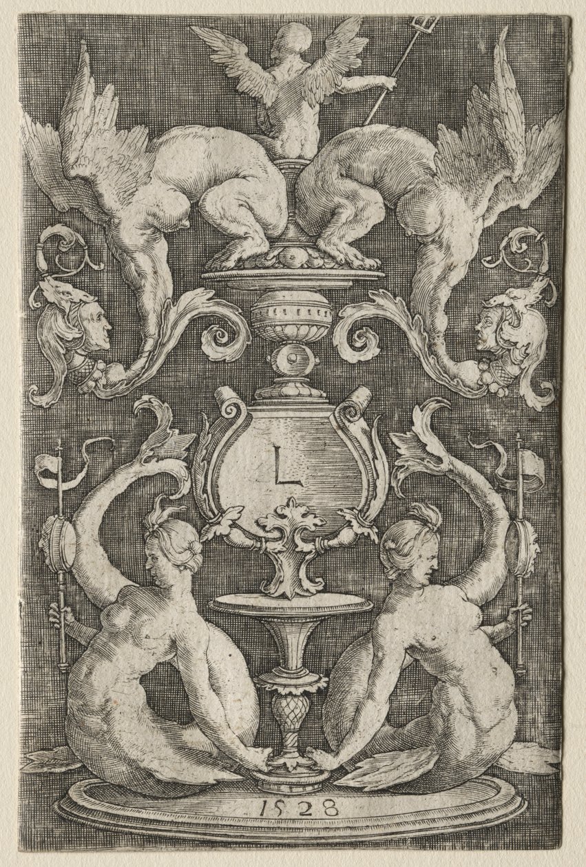 Pannello ornamentale da Lucas van Leyden