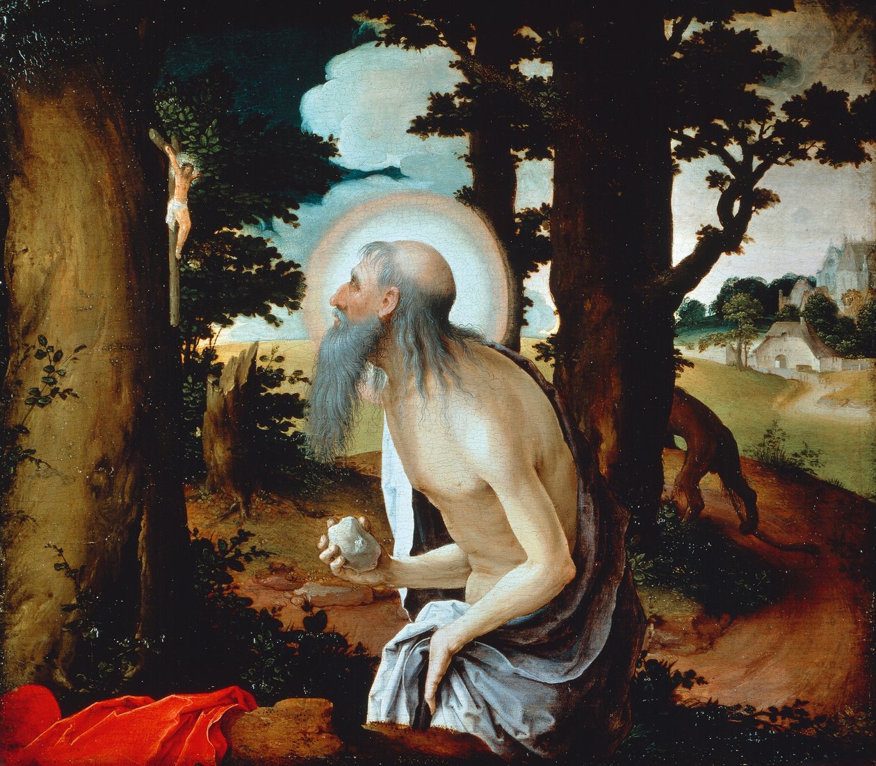 San Girolamo penitente da Lucas van Leyden