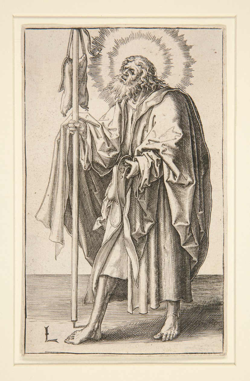 San Giacomo il Maggiore (o il Vecchio) dalla serie: Cristo e gli Apostoli da Lucas van Leyden