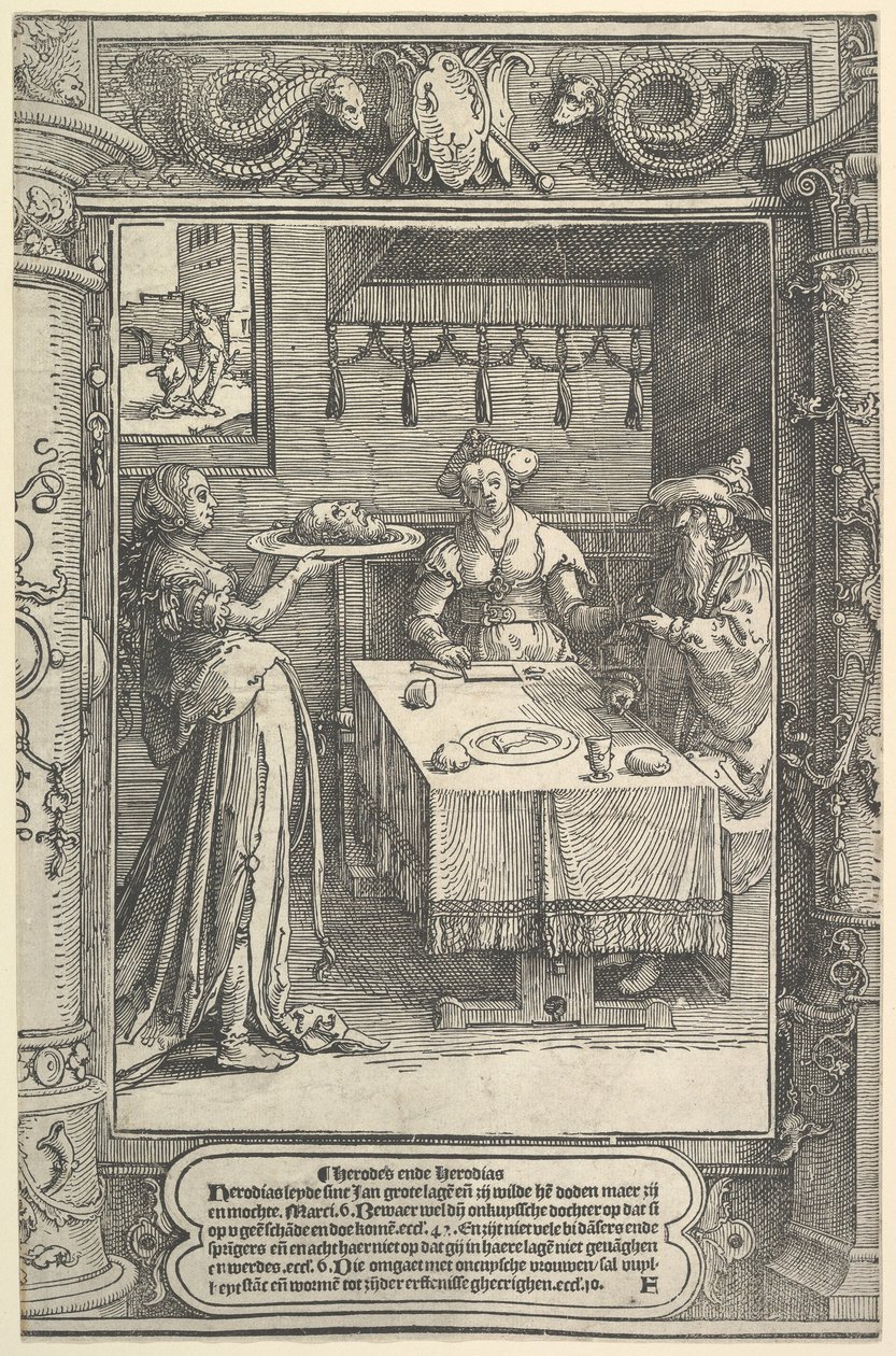 Salomè con la testa di Giovanni Battista da Lucas van Leyden