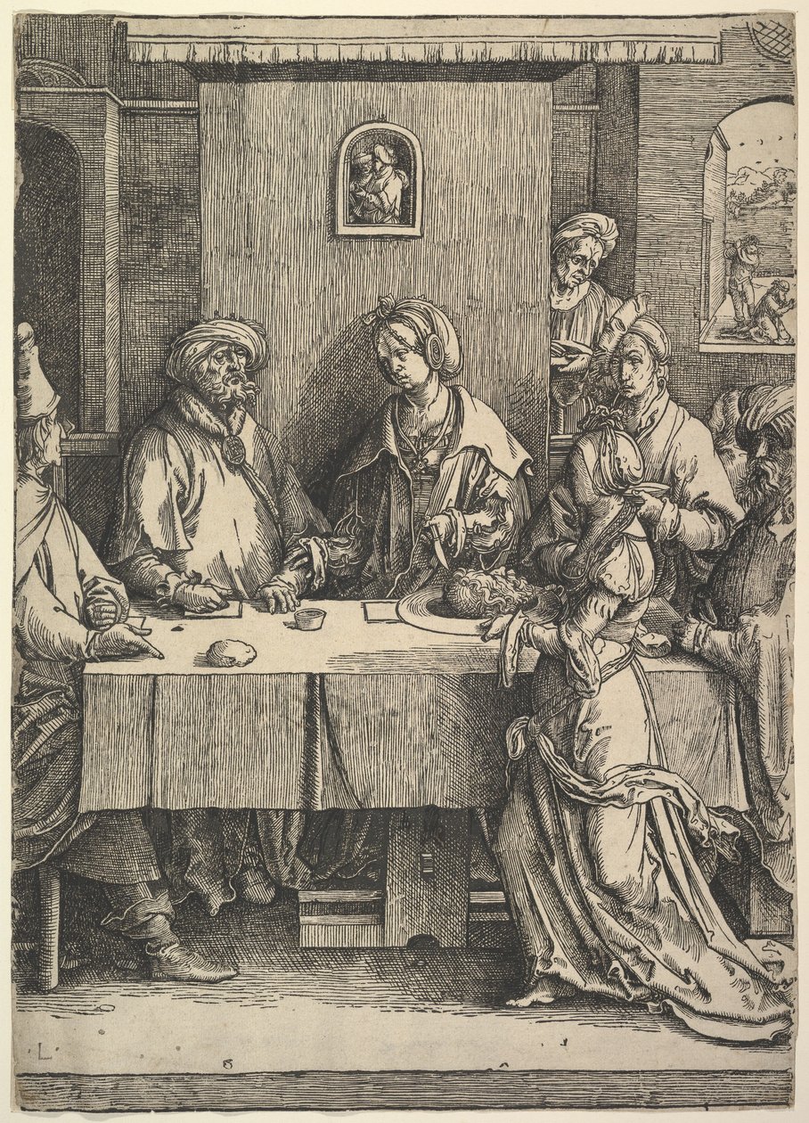 Salomè con la testa di Giovanni Battista da Lucas van Leyden