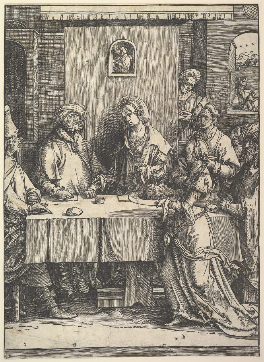 Salomè con la testa di Giovanni Battista da Lucas van Leyden