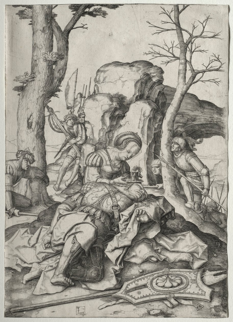 Sansone e Dalila, c. 1507 da Lucas van Leyden