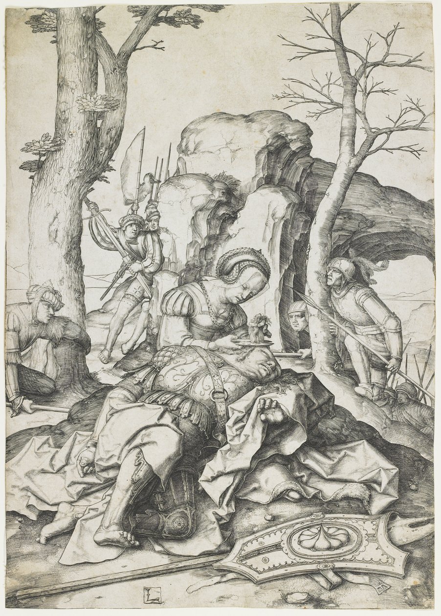 Sansone e Dalila, c. 1508 da Lucas van Leyden