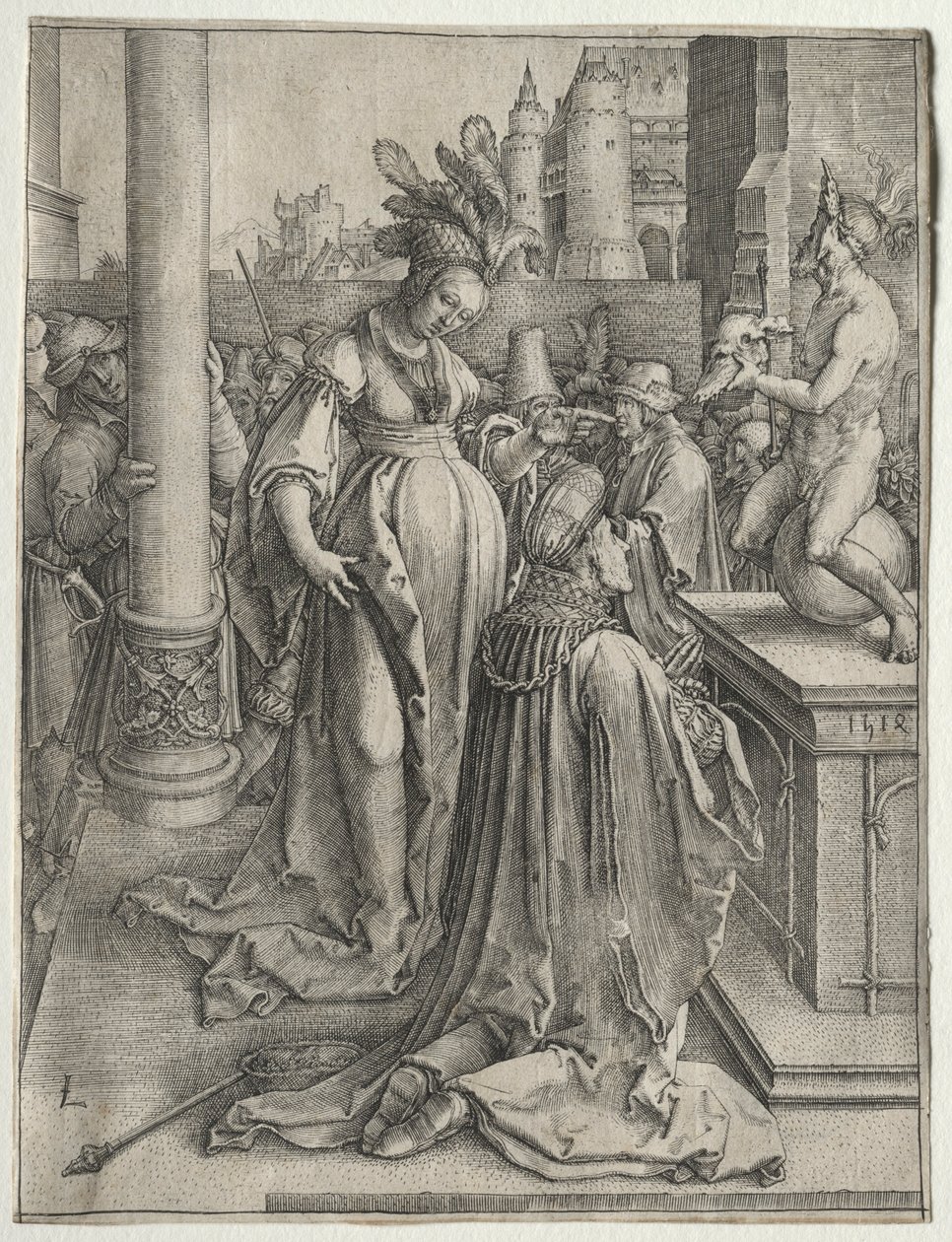 Idolatria di Salomone, 1514 da Lucas van Leyden