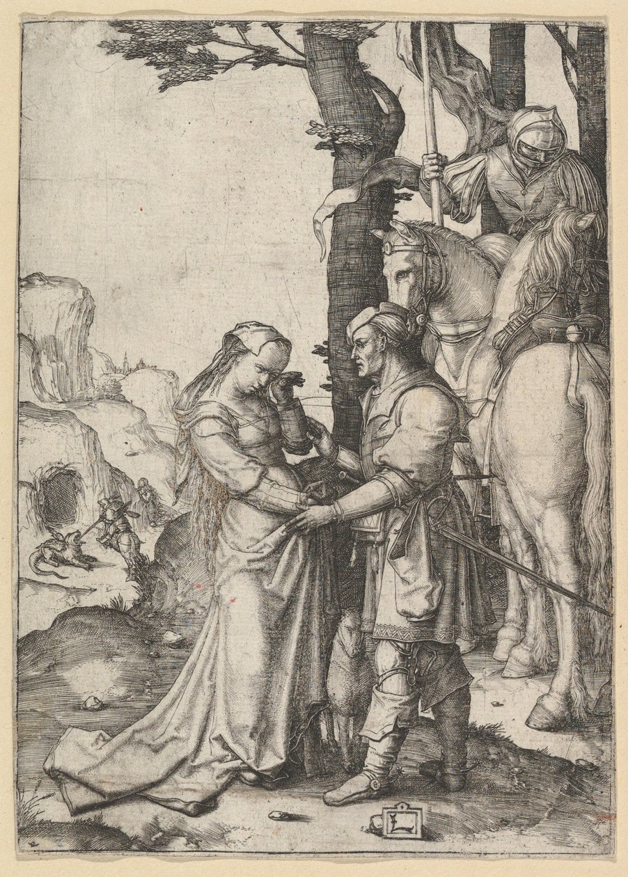 San Giorgio che Libera la Principessa da Lucas van Leyden