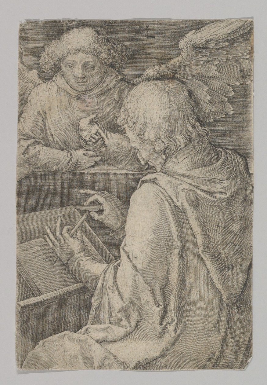 San Matteo, dalla serie I Quattro Evangelisti, 1518 da Lucas van Leyden