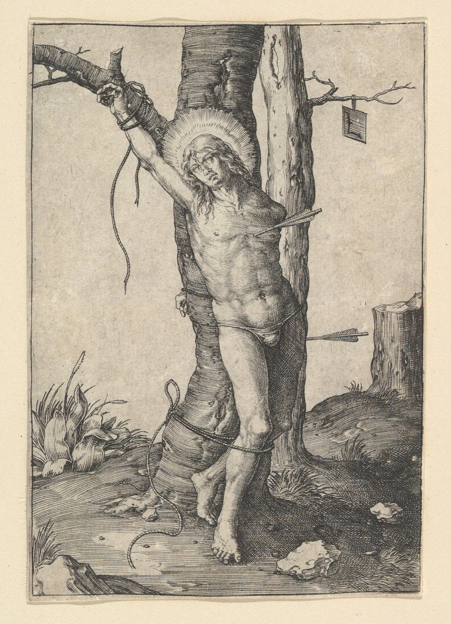 San Sebastiano, ca. 1510 da Lucas van Leyden
