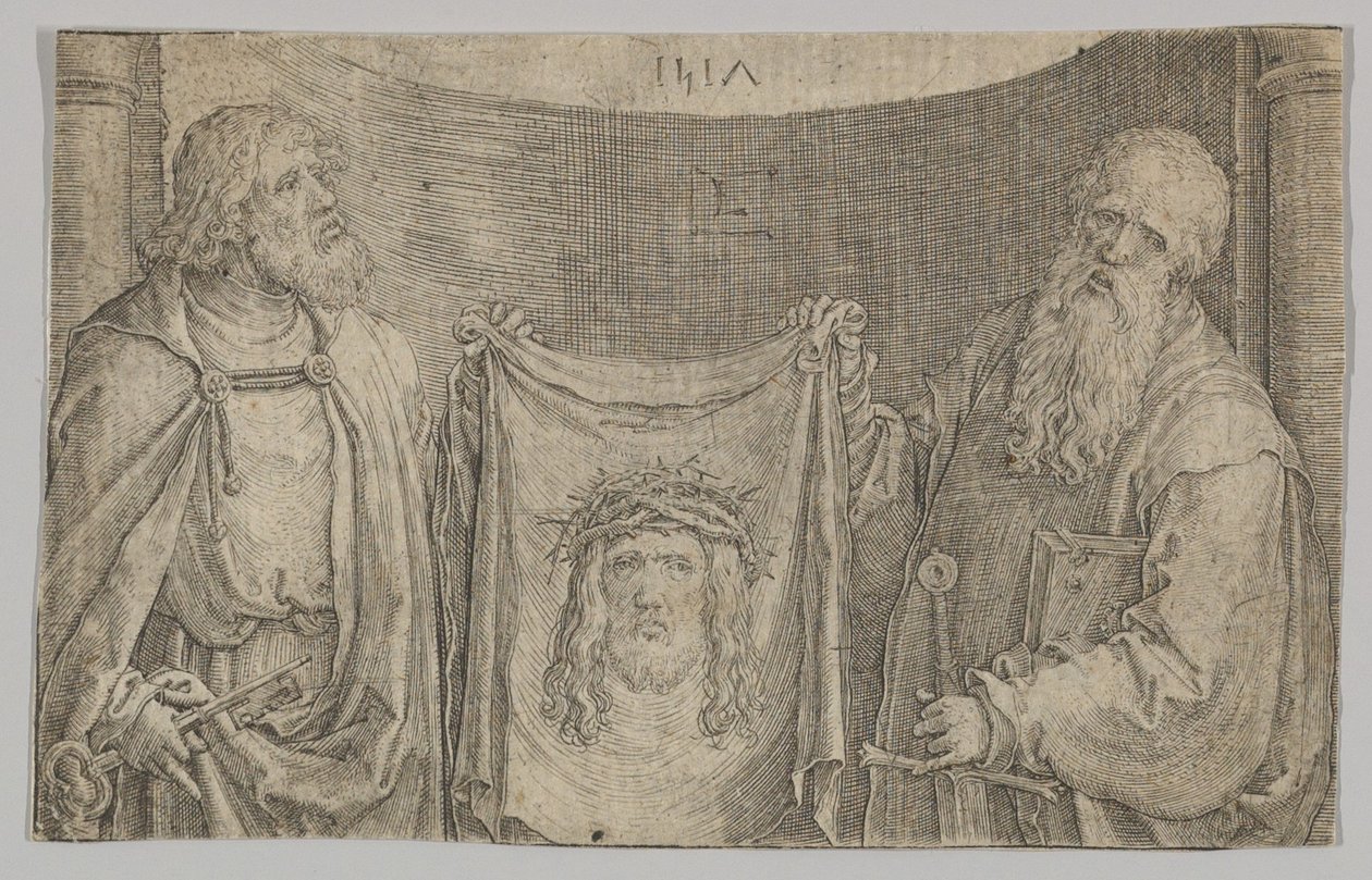 Santi Pietro e Paolo con il Vernicle da Lucas van Leyden