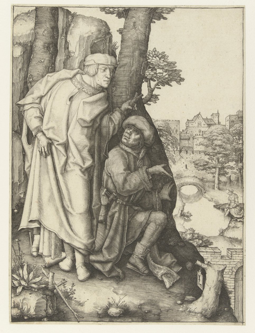 Susanna e i vecchioni da Lucas van Leyden