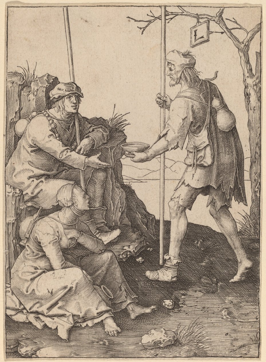 I mendicanti da Lucas van Leyden