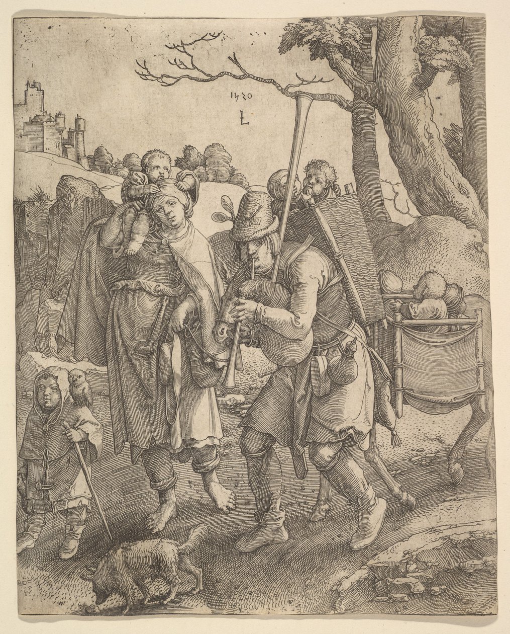 I mendicanti Eulenspiegel da Lucas van Leyden