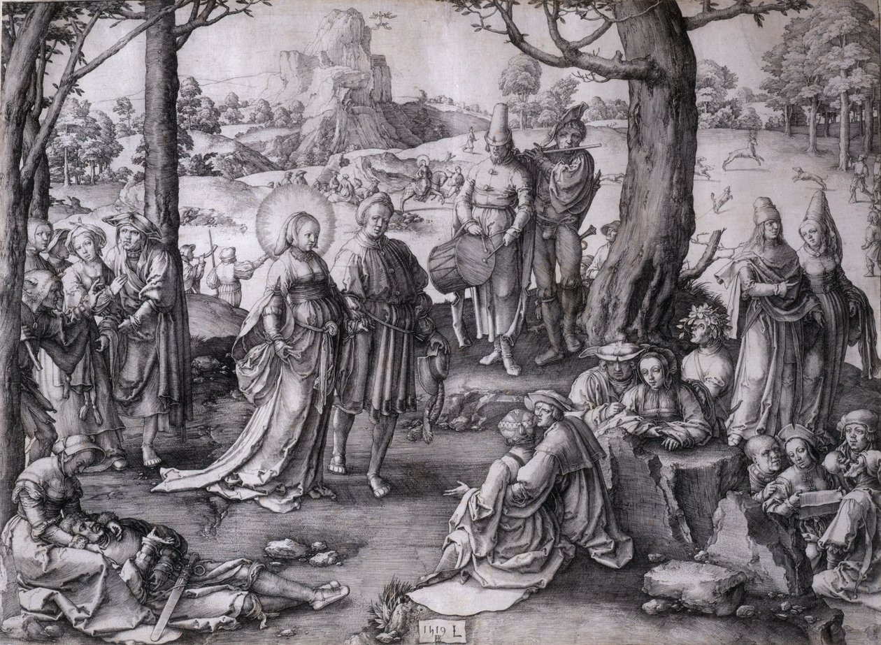 La danza di Santa Maria Maddalena da Lucas van Leyden