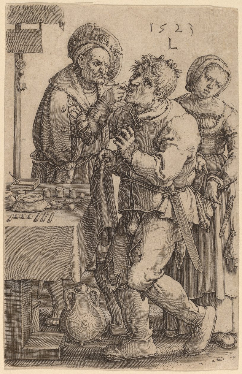 Il dentista da Lucas van Leyden