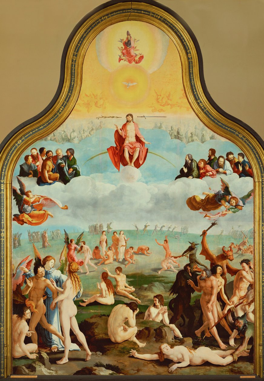 I giusti in attesa della loro assunzione (olio su tavola) da Lucas van Leyden