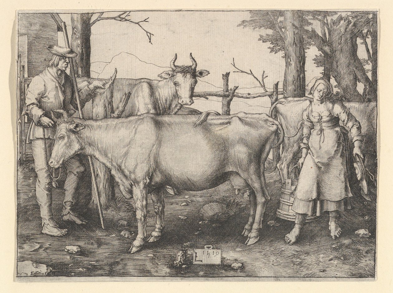 La mungitrice da Lucas van Leyden