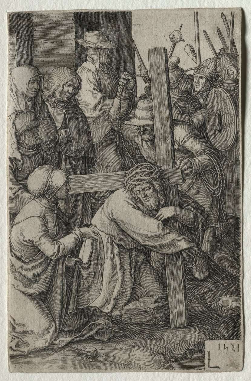 La Passione: Cristo che porta la croce, 1521 da Lucas van Leyden