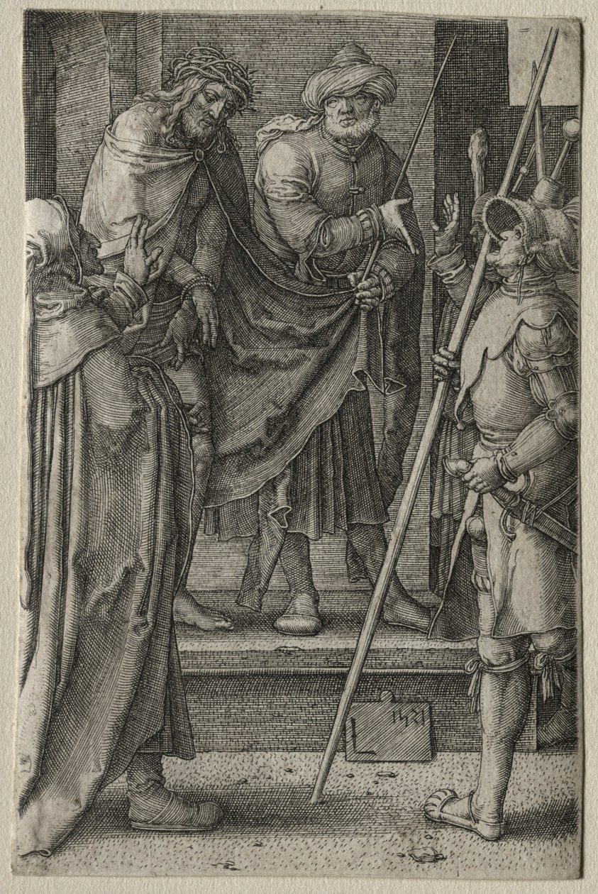 La Passione: Cristo presentato al popolo, 1521 da Lucas van Leyden