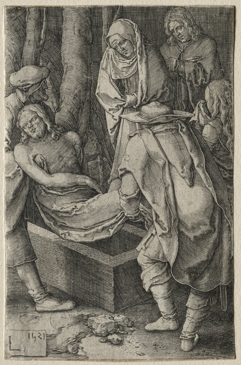La Passione: La Sepoltura di Cristo da Lucas van Leyden