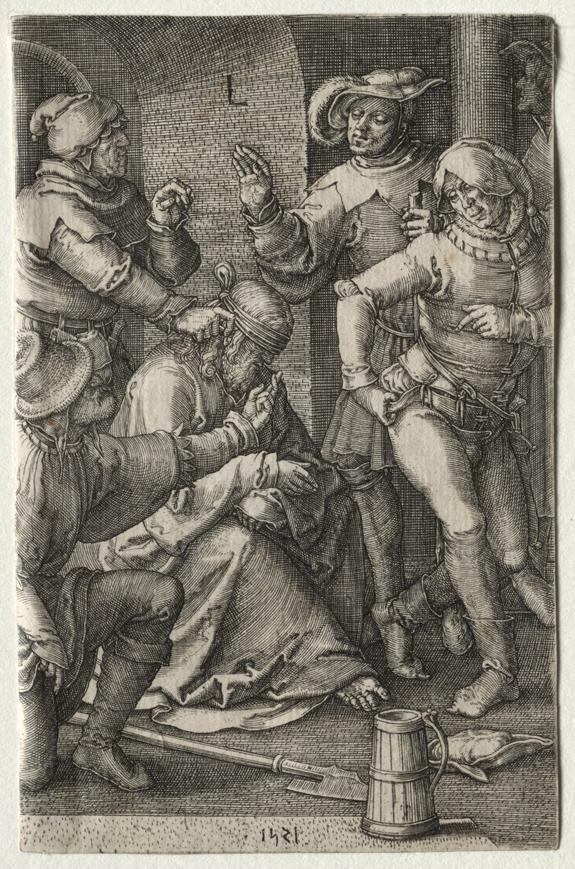 La Passione: La derisione di Cristo da Lucas van Leyden