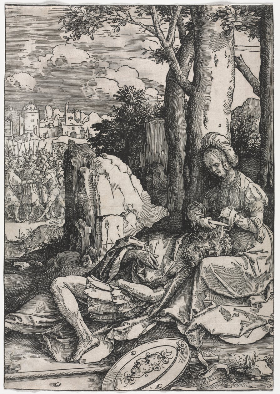 Il potere delle donne: Sansone e Dalila da Lucas van Leyden