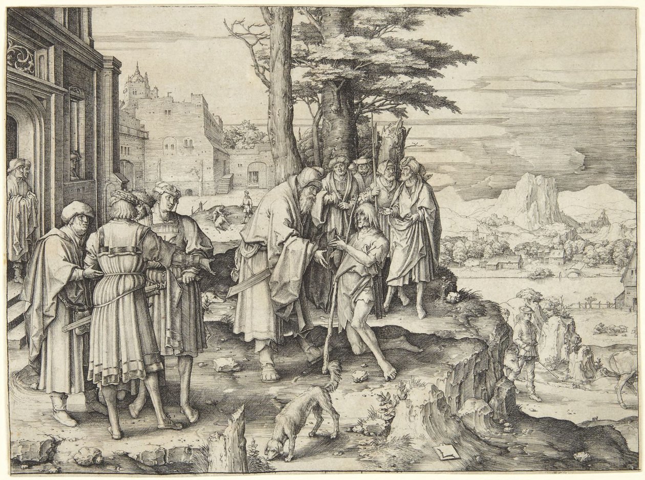 Il ritorno del figliol prodigo da Lucas van Leyden