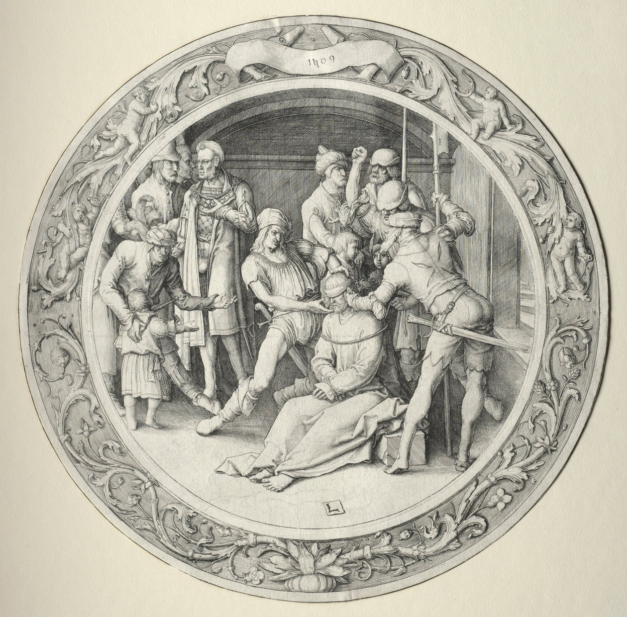 La Passione Rotonda: Ecce Homo, 1509 da Lucas van Leyden