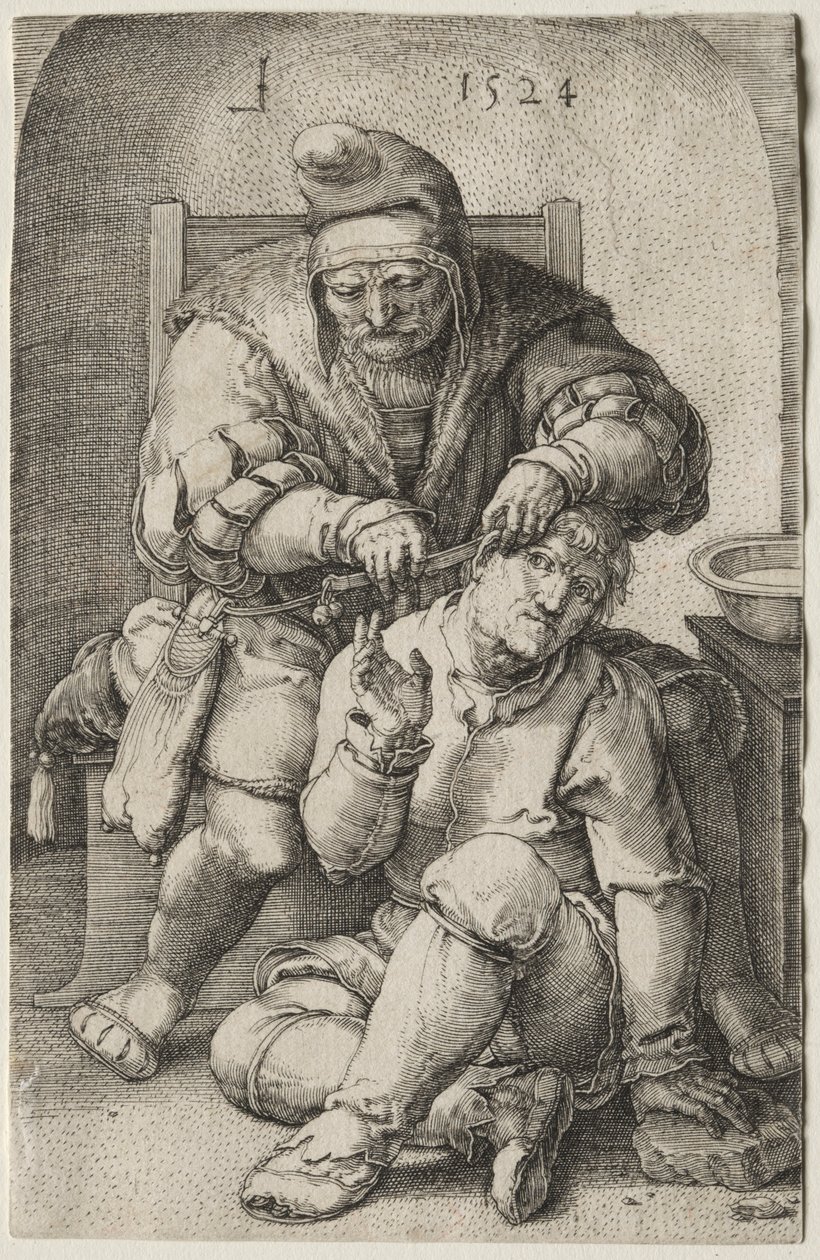 Il chirurgo, 1524 da Lucas van Leyden
