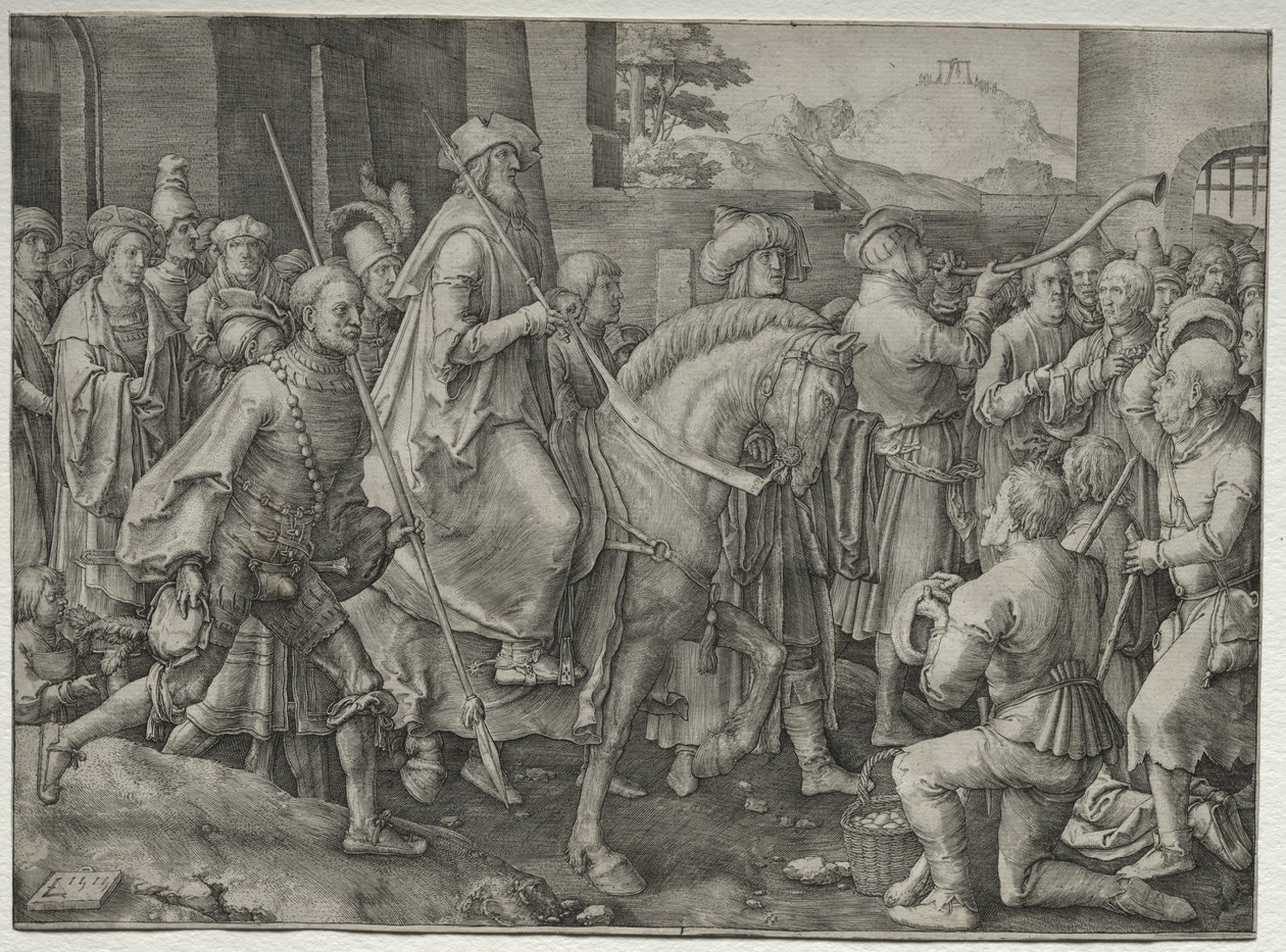 Il trionfo di Mardocheo da Lucas van Leyden
