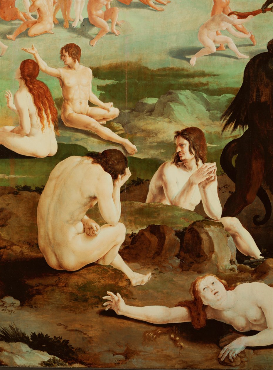 I morti che escono dalle loro tombe (olio su tavola) da Lucas van Leyden