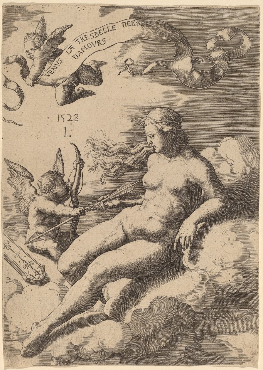 Venere e Cupido da Lucas van Leyden
