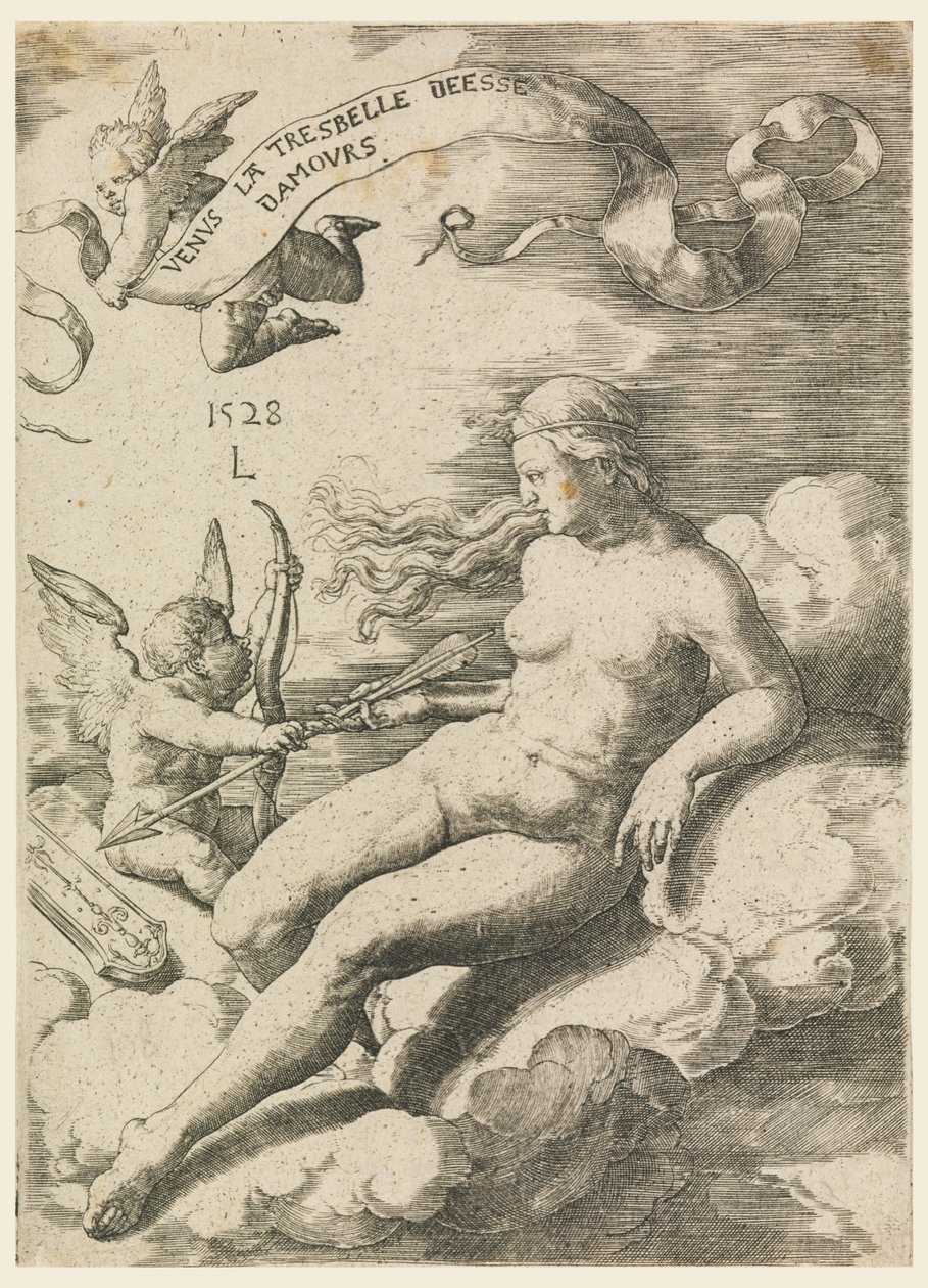 Venere e Cupido da Lucas van Leyden