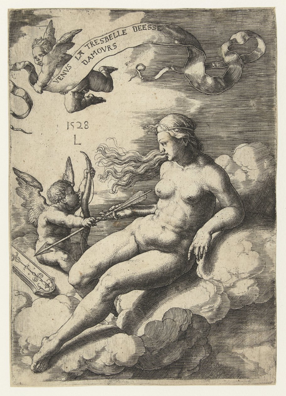Venere e Cupido da Lucas van Leyden