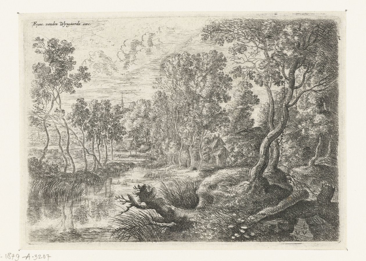Paesaggio con un ruscello da Lucas van Uden