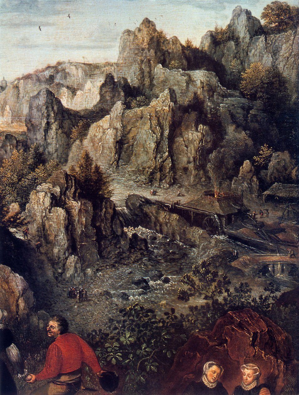 La festa di campagna, (dettaglio), 1576 da Lucas van Valckenborch