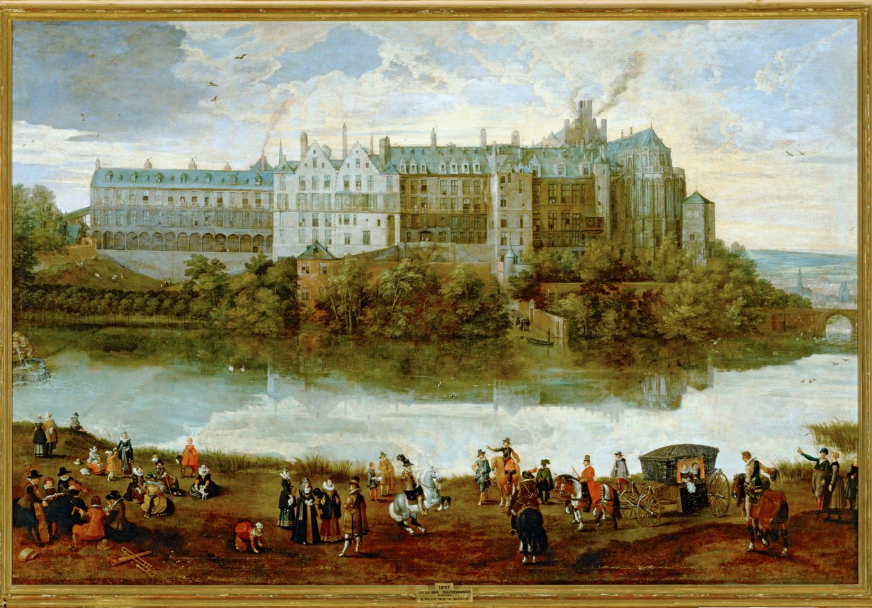 Il Palazzo Reale di Bruxelles ... (dipinto su tela) da Lucas van Valckenborch