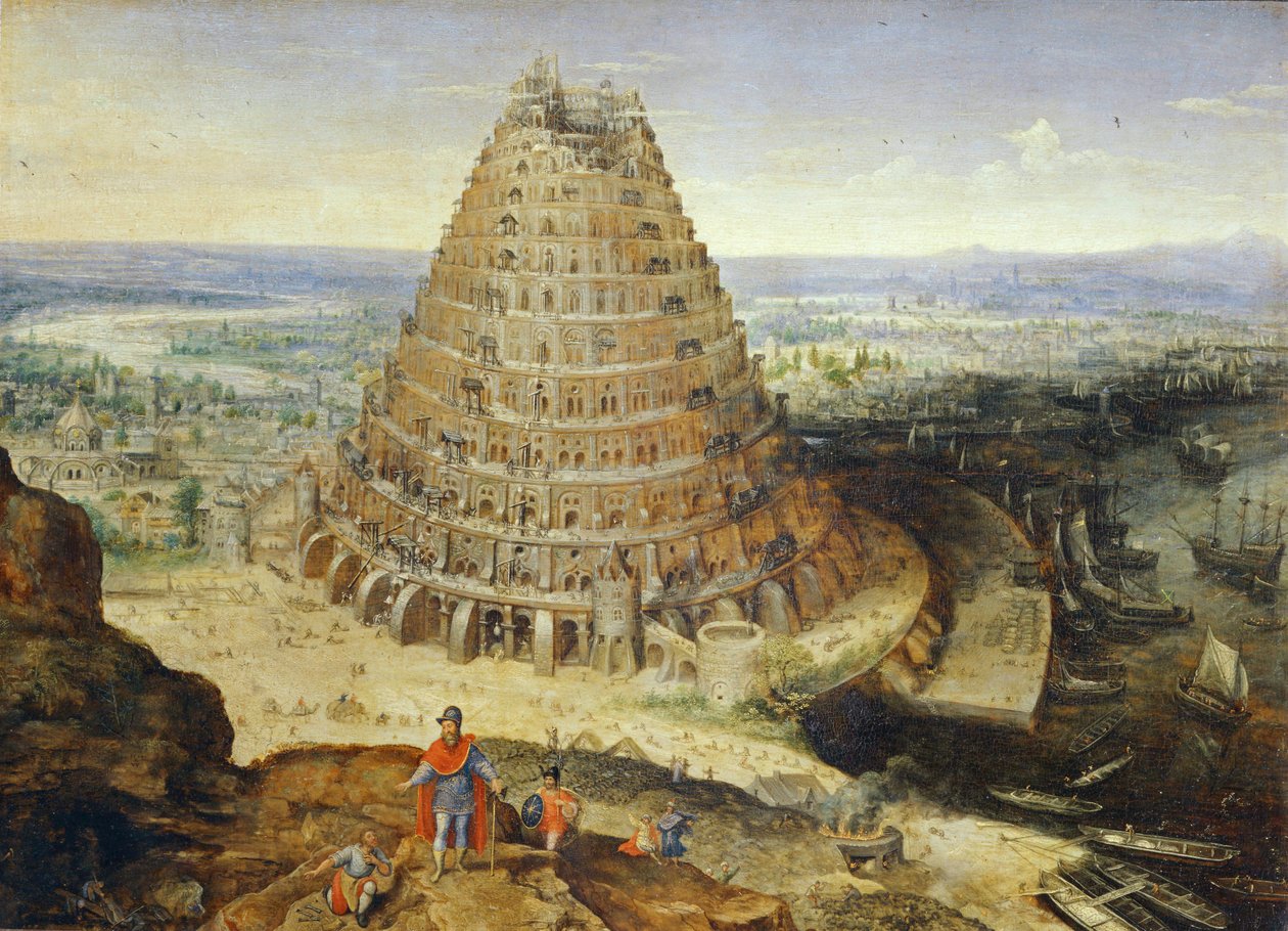 La Torre di Babele ... da Lucas van Valckenborch