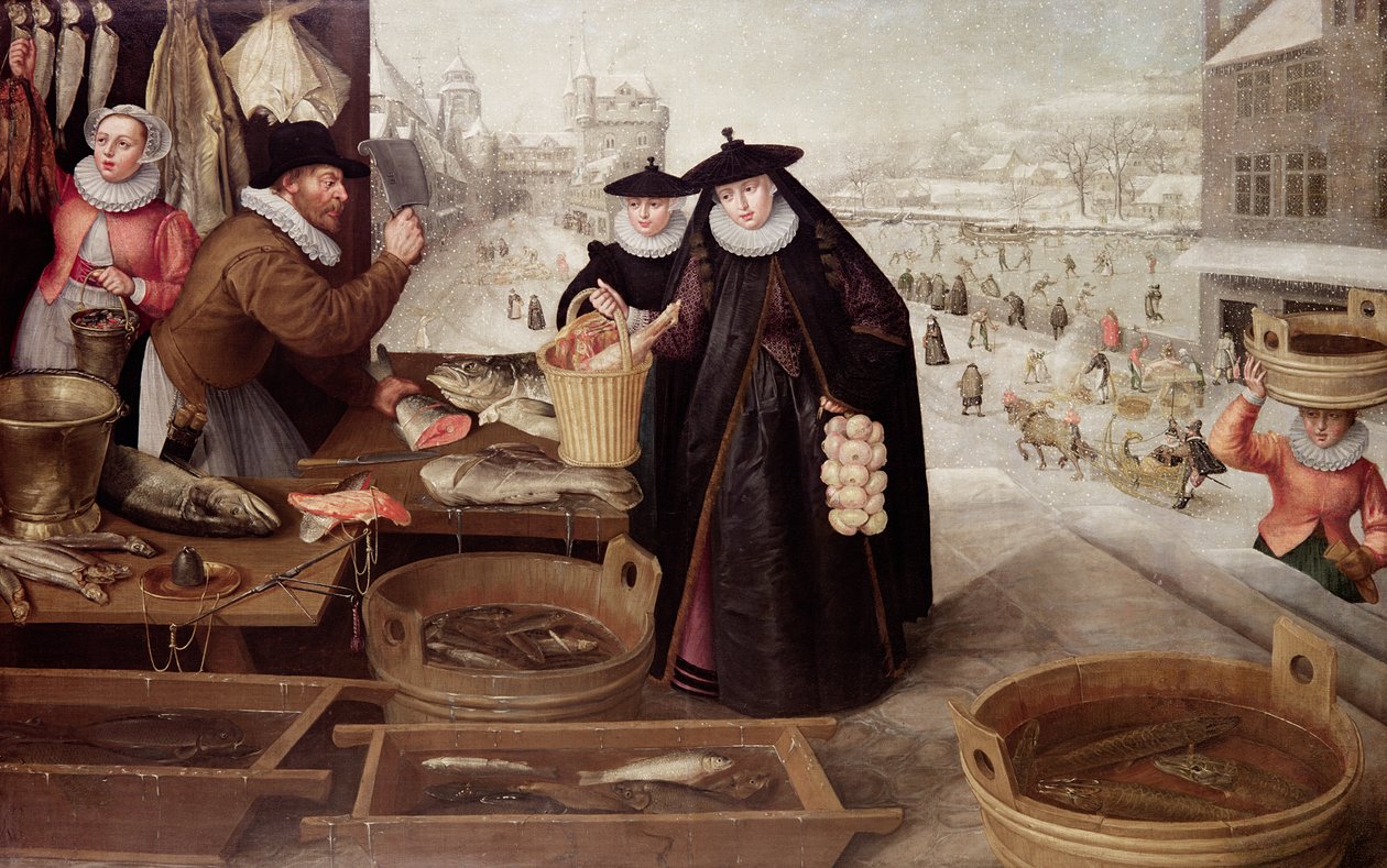 Inverno, 1595 da Lucas van Valckenborch