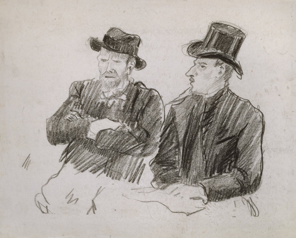 Van Gogh in conversazione, 1890 da Lucien Pissarro