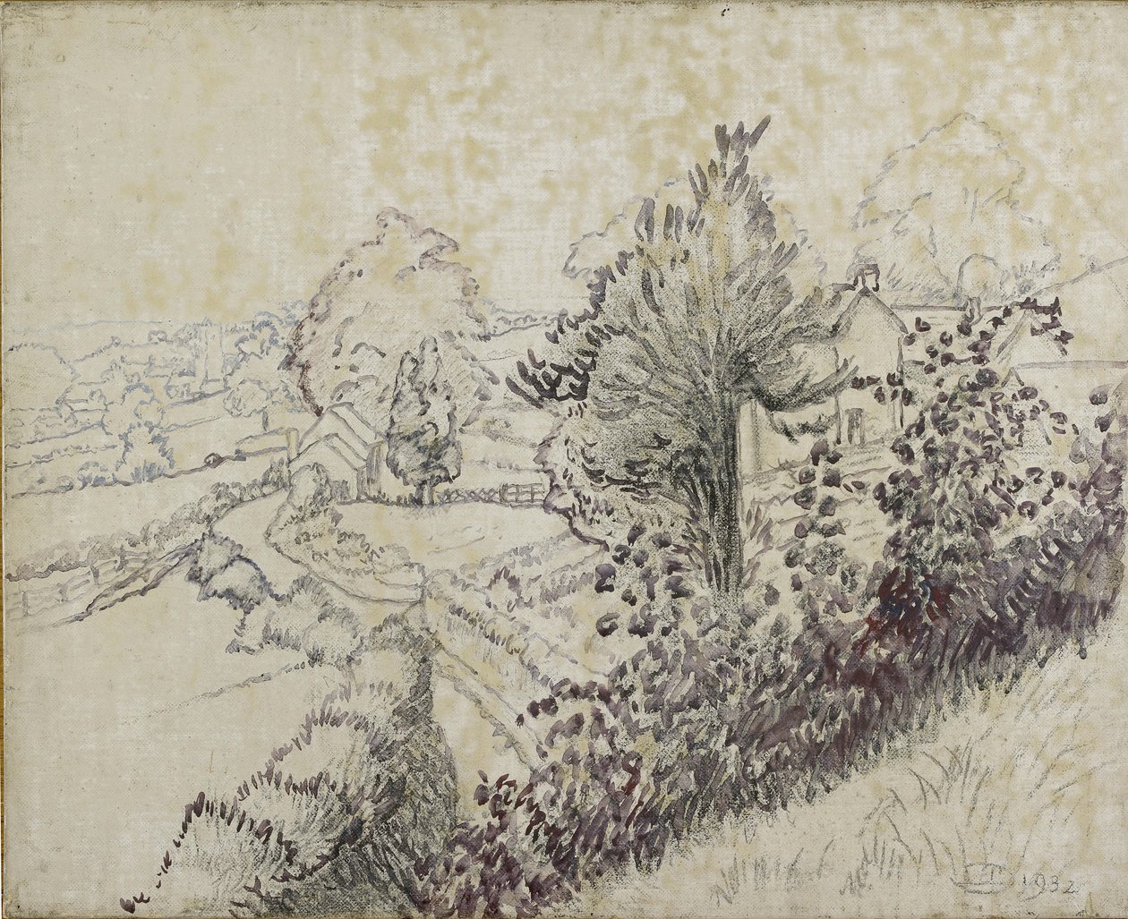 Veduta di Leintwardine da Lucien Pissarro