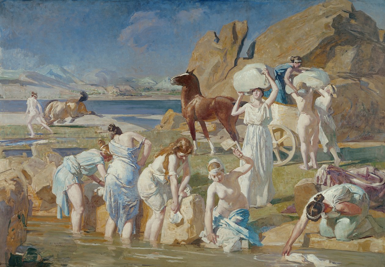 Nausicaa alla fontana da Lucien Simon