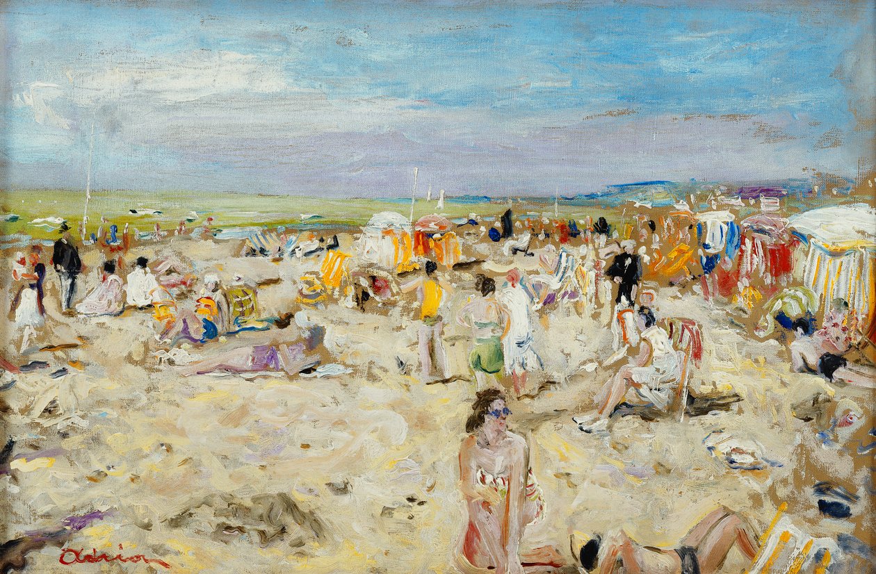 Sulla spiaggia da Lucien Adrion