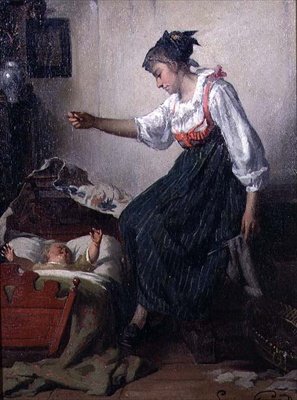 Giocando con il Bambino da Lucien Gerard