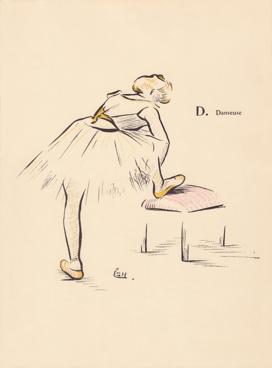 D. Danzatore da Lucien L. (active 1904) Henreaux