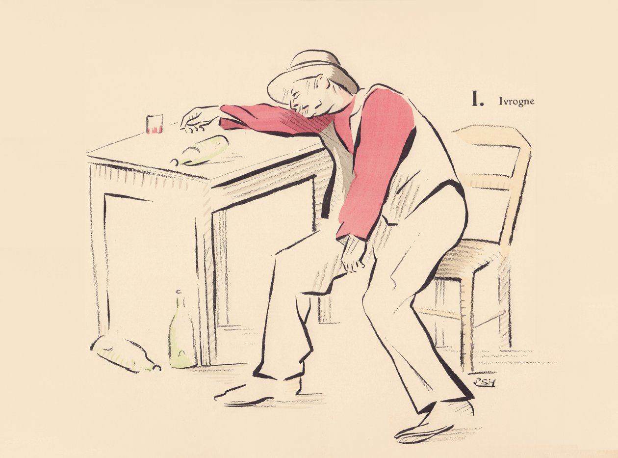 I. Ubriaco da Lucien L. (active 1904) Henreaux