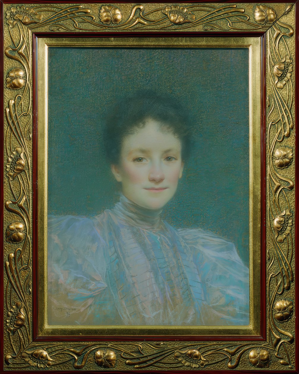 Ritratto di donna da Lucien Levy-Dhurmer