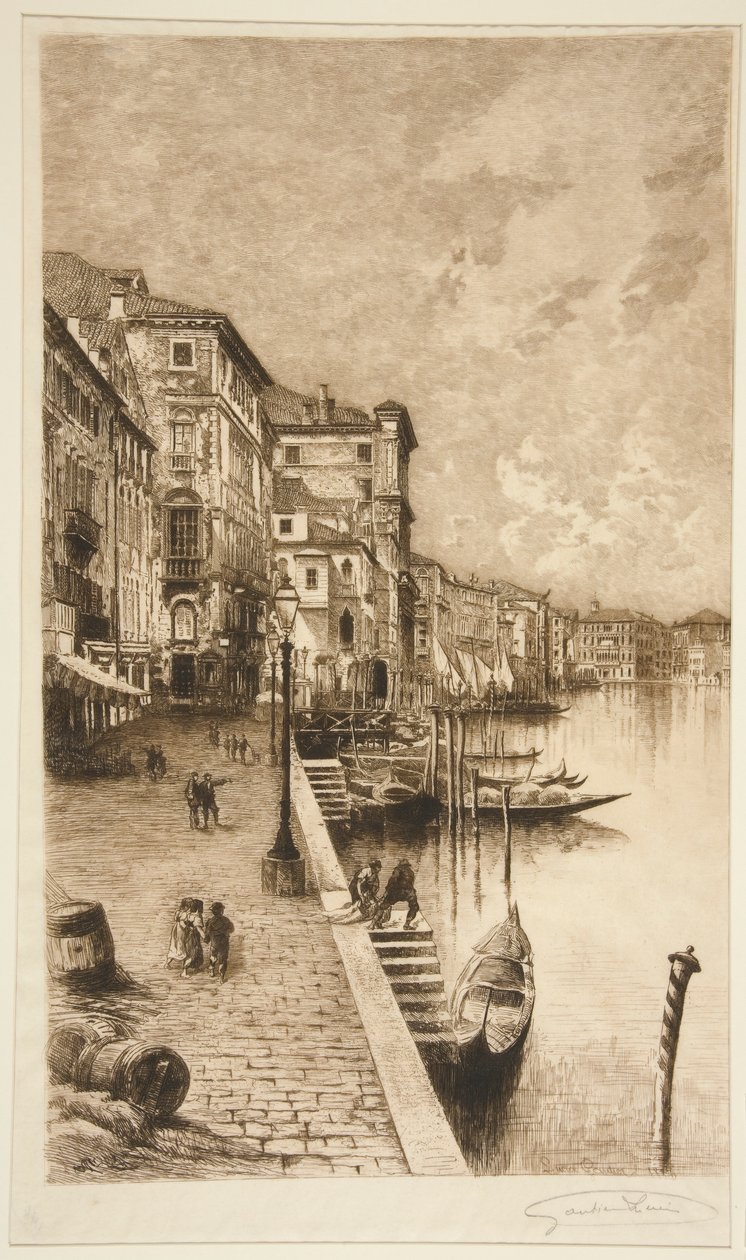 Quai, Venezia da Lucien Marcelin Gautier