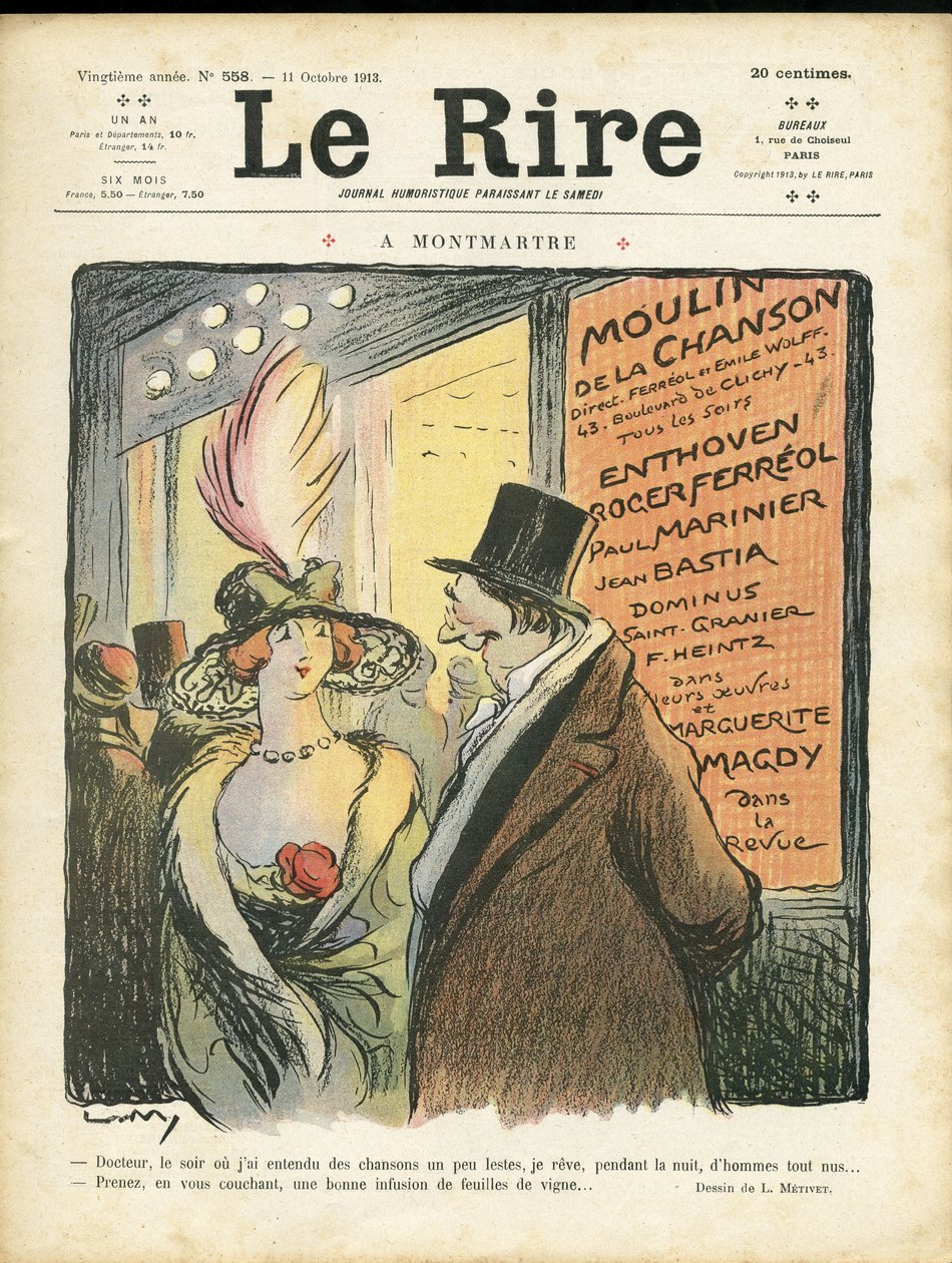 Copertina di Le Rire da Lucien Metivet