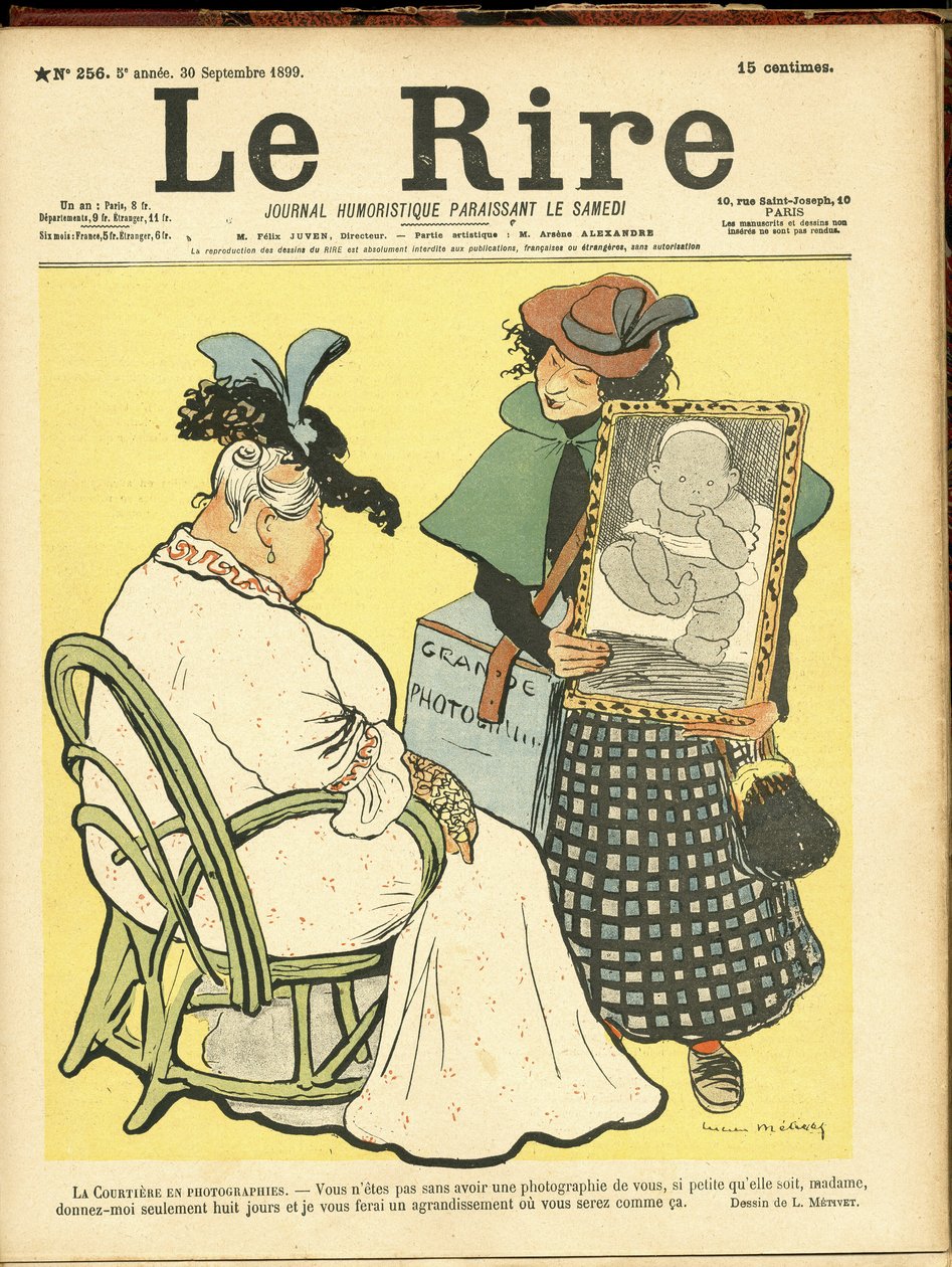 Copertina di "Le Rire" da Lucien Metivet